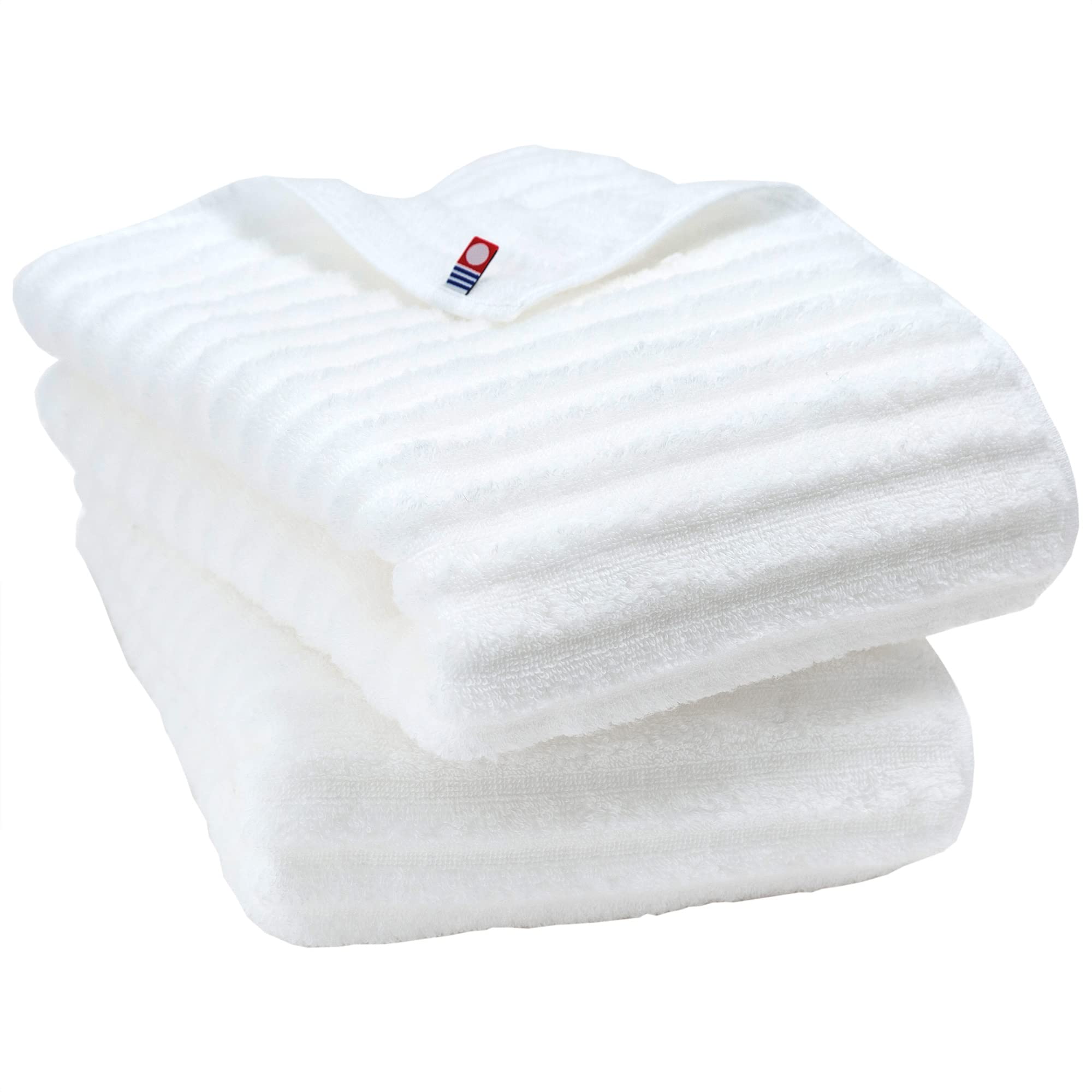 

SHIKITOWEL Imabari Towel Bath Towel Set of 2 natsu Made in Japan Quick water absorption Quick drying Lightweight and easy to dry Thin Border Imabari