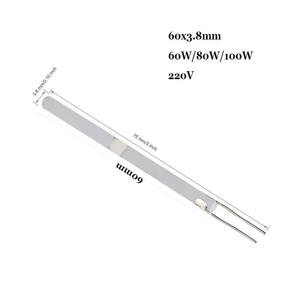 1/2 piezas 80W 60W 100W Herramientas Eléctricas de Temperatura Ajustable Elemento Calefactor Interno Calentador de Soldador 908 908S Soldadura
