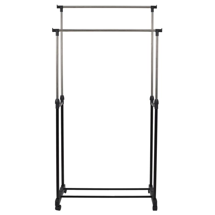 Portant - JE CHERCHE UNE IDEE - 80x43x160cm - Métal - Noir - Design Contemporain