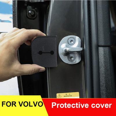 Car Door Lock Buckle Protection Cover For Volvo XC60 XC90 S90 V90 XC40 S60 V60 Interior Decoration