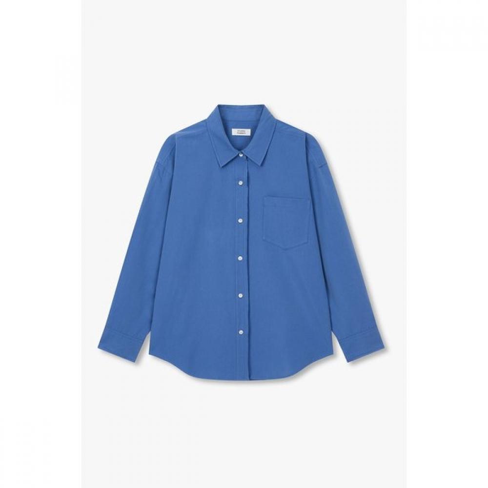 Studio Tomboy Two Way Button Solid Long Sleeve Shirt 9106321103ct
