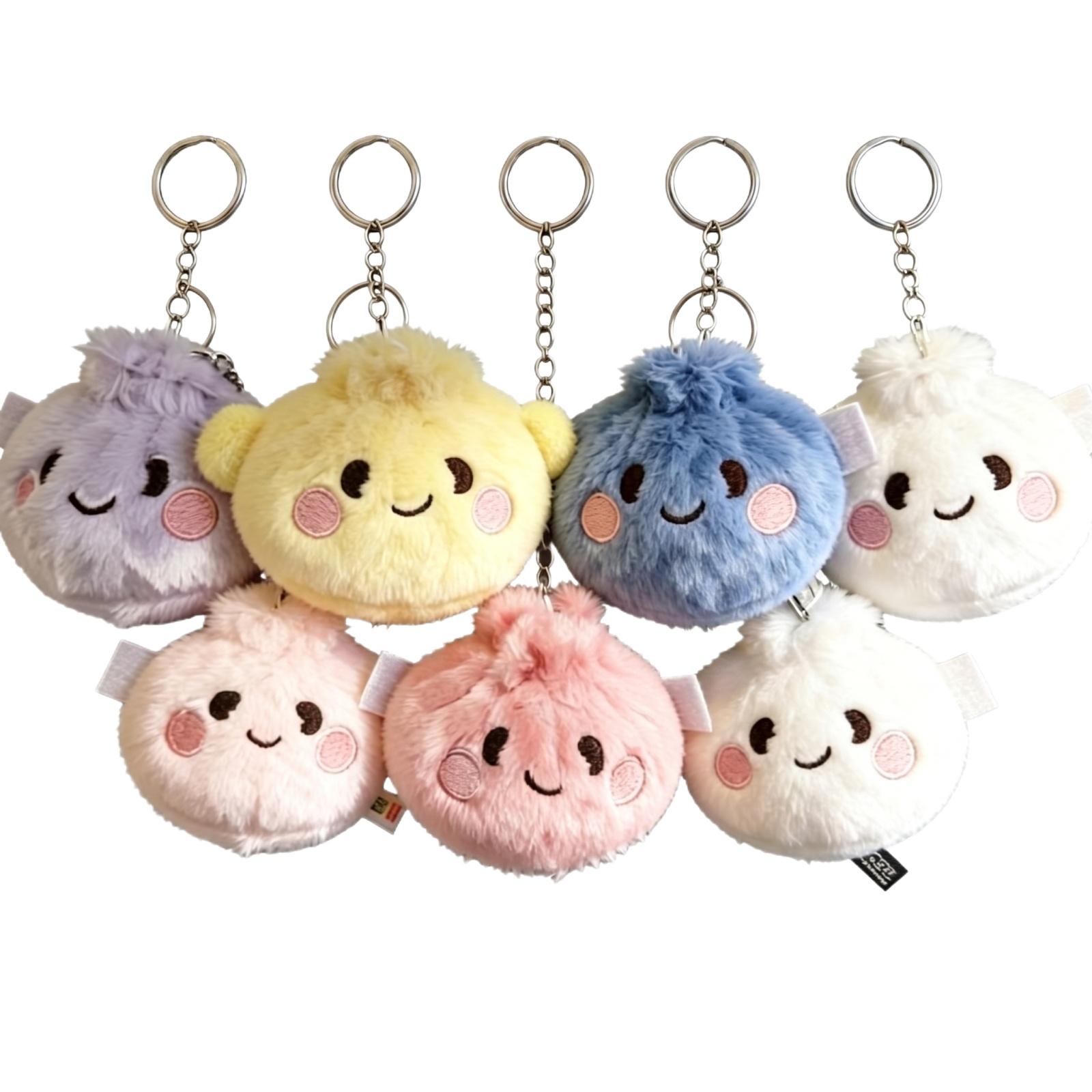 

Cute Plush Xiao Baozi Pendant – Adorable Doll Keychain (Random Color ) One Size
