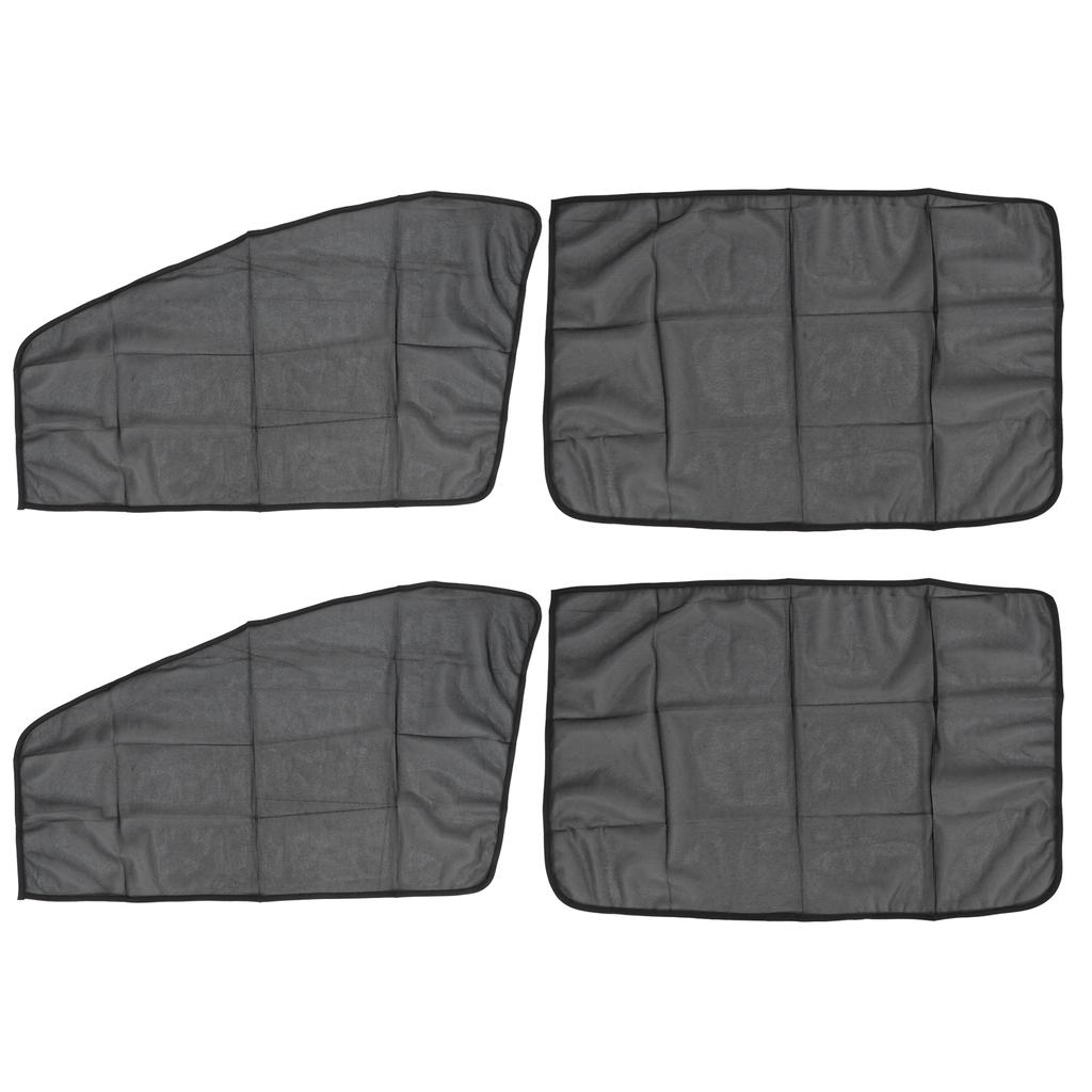4 Pièces Pare-Soleil Magnétique Universel Protection UV Rideau de Fenêtre Latérale Avant Arrière de Voiture
