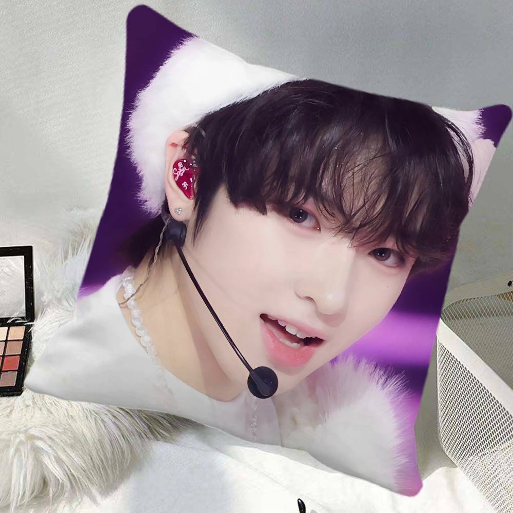 Riku Nct Wish Pillow Case Square Pillow Bedroom Sofa Leisure Comfort Cushion Car Home Decoration
