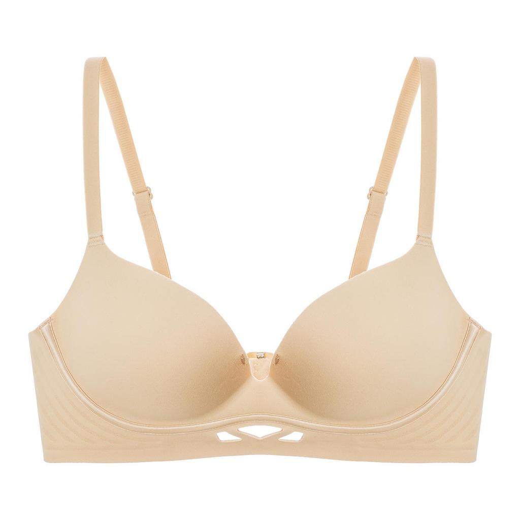 Sexy Hollow Women’s Padded Lingerie Bra - Wireless, Comfortable, Enhances Bust, Beautiful Back Design