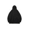 New Era X Yohji Yamamoto Collaboration FW23 Fleece Loose Fit Long Sleeve Hoodie Unisex Hoodies Black 13747699