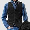 European And American Style Men's Suit Jacket Corduroy Casual Urban Commuter Simple Solid Color Vest Jacket
