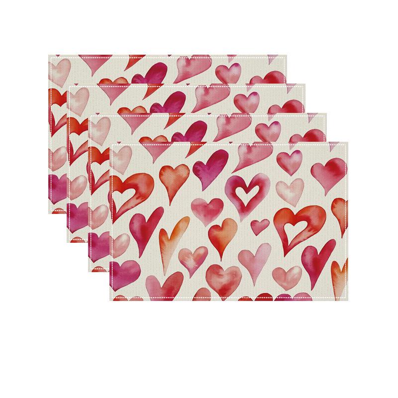 Heat-Resistant Stain-Proof Linen Party Placemats - Festival Collection