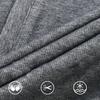 Herren Herbst Winter Pullover Revers ärmellos einreihig einfarbig gefälschte zweiteilige elastische Knöpfe lässig gestreift Plus Größe mittellange Herren
