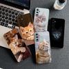 Soft Cover for Samsung Galaxy S22 S21 S20 FE Ultra Plus A35 A36 A55 A37 A33 A34 A57 Coque Phone Case Meow Eyes Kitten Cat