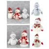 Toys Christmas Figurines Foam Snowman Ornaments Santa Claus Tree Statue Landscape Handicraft Shop Window Home Decoration