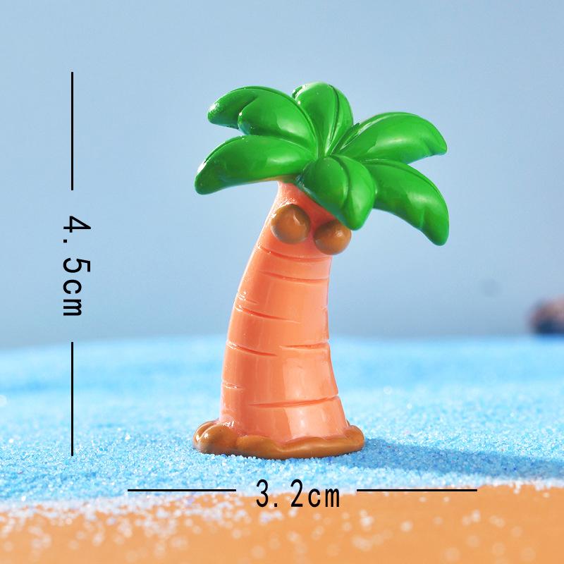 Cartoon Creative Surfboard Seashells Resin Fish Tank Landscaping Ornaments Aquarium Decoration Accessories DIY Small Ornaments