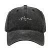 New Meet Mama Letter Heat Transfer Baseball Cap Personalized Retro Washed Old Cap Tide