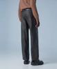 Sperone Cracked Leather Loose Pants (Black)