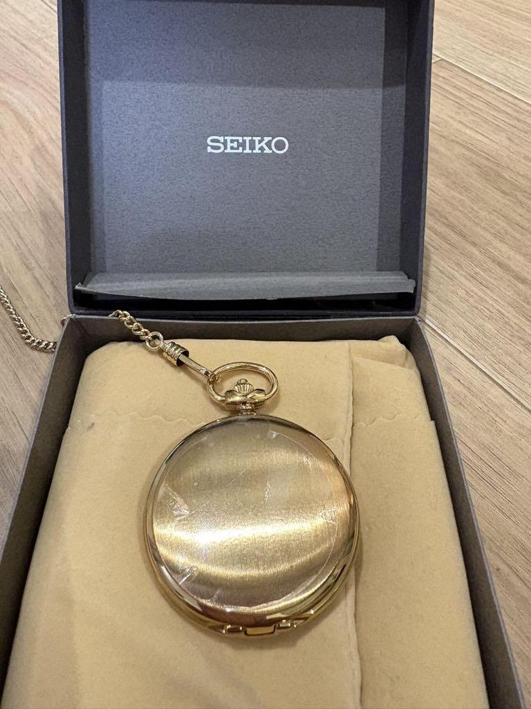 [USED] SEIKO Gold Pocket Watch