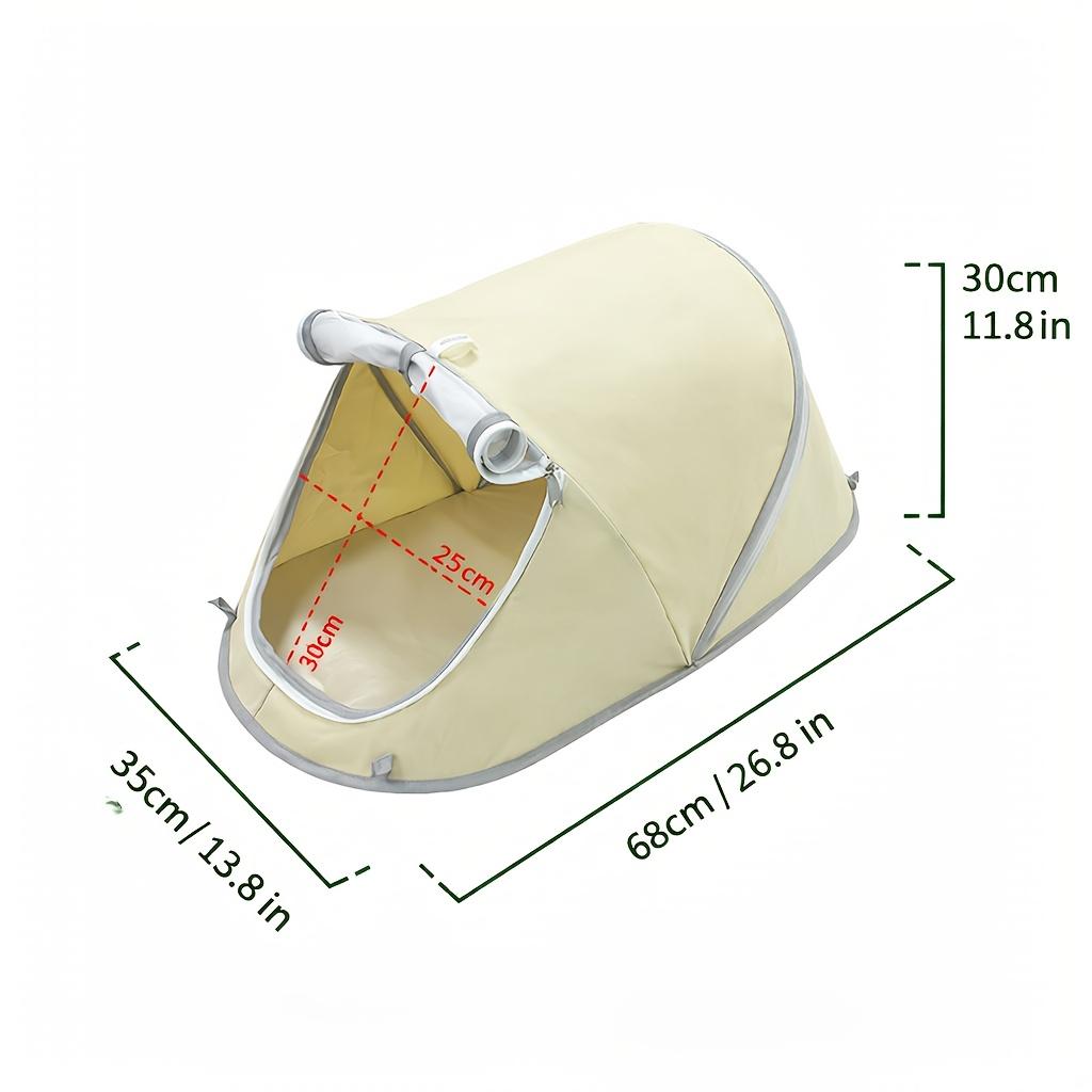 Foldable Dog Tent Bed for Indoor Outdoor Use Breathable Mesh Pet House Portable Camping Dog Shelter Summer Cooling Dog Bed