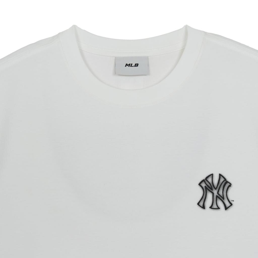 MLB New York Yankees Logo Loose Fit Crew Neck Short Sleeve T-Shirt Unisex Tops 3ATSB0863-50WHS