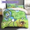 Regular Show  Pattern Bedding Quilt Set  Home Decoration  Gift (1 * Duvet Cover + 2 * Pillowcase  Without Core)
