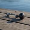 Fishing Reel Handle with Spherical Knob Screwin Rotating CNCMachined Accessory for
