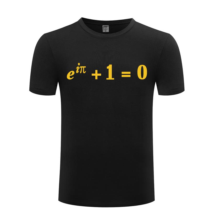 Euler Equation Identity Nerd Geek Science Funny T Shirt Tshirt Unisex New Short Sleeve O Neck Casual Tshirt Top Tee