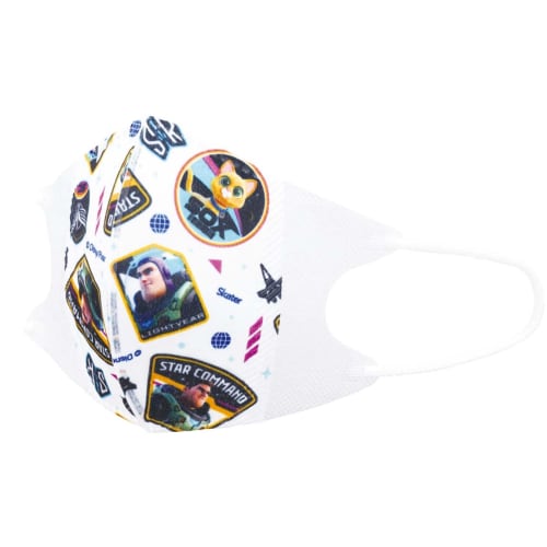 Skater 3D Mask for Children, 3-Layered Buzz Lightyear 10 Pieces MSKP3-A
