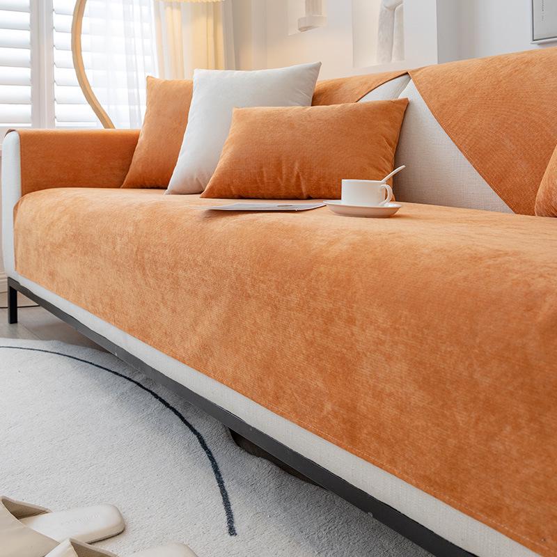 2025 Four-Season Universal Chenille Sofa Cover: Japanese Style