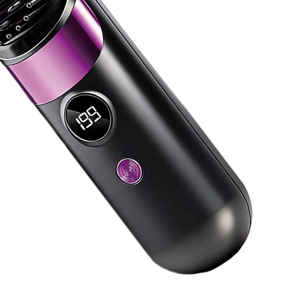 LCD Display Portable Hair Straightener Ceramic Coating Electric Straightening Comb Family Use