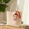 Dunhuang Style Accessories Cute Buddha Keychain, Plush Pendant with Embroidered Unique Gift for Friends Details, Soft Car Bag Charm, Creative Couples