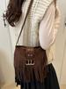 2025 Frosted Tassel Women's High-end Versatile Shoulder & Crossbody Phone Bag