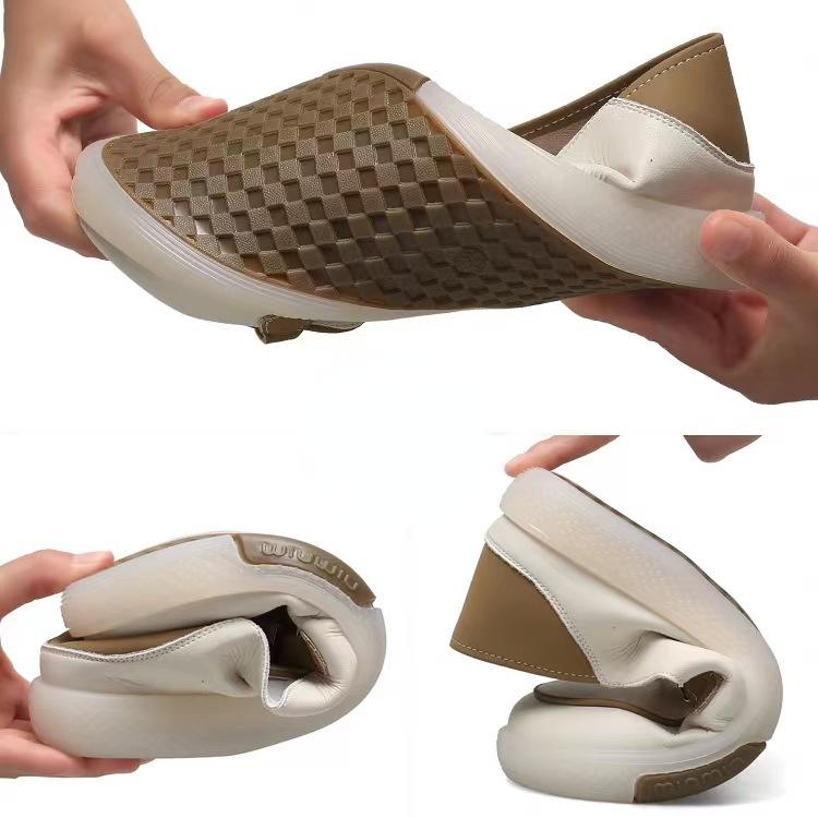 2023 Noi Pantofi Albi Casual Femei Mocasini cu talpa moale Pantofi dama