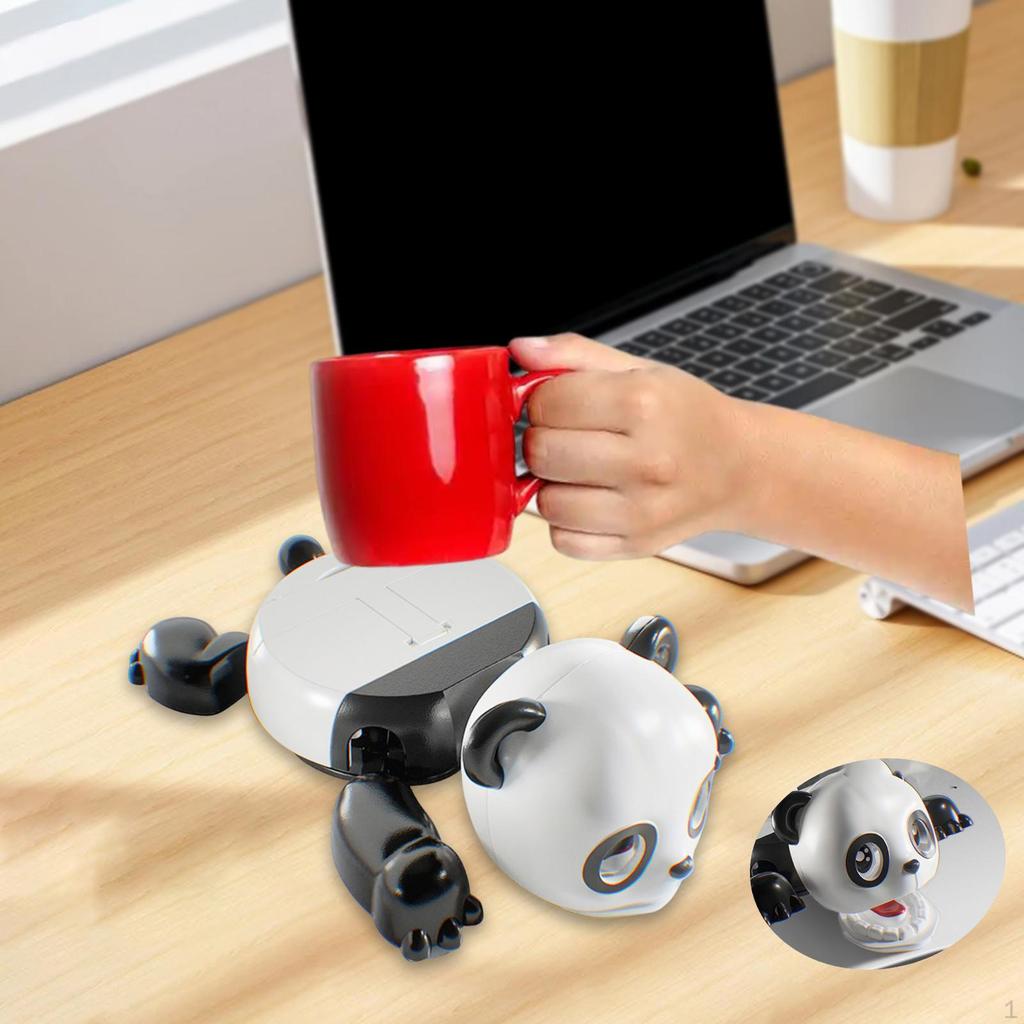 Stare Panda Coaster Insulation Pad Unique Bar Decoration Kitchen Holiday Party Drink Cup Place Mat