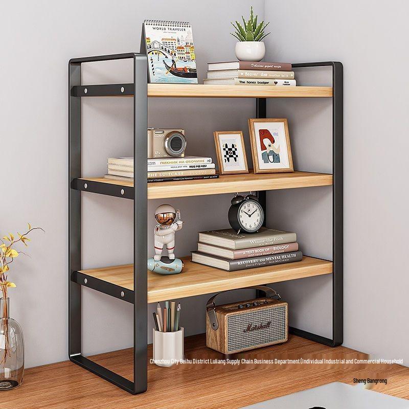 Desktop Multi-layer Bookshelf Storage Organizer for Office and Dorm Desks