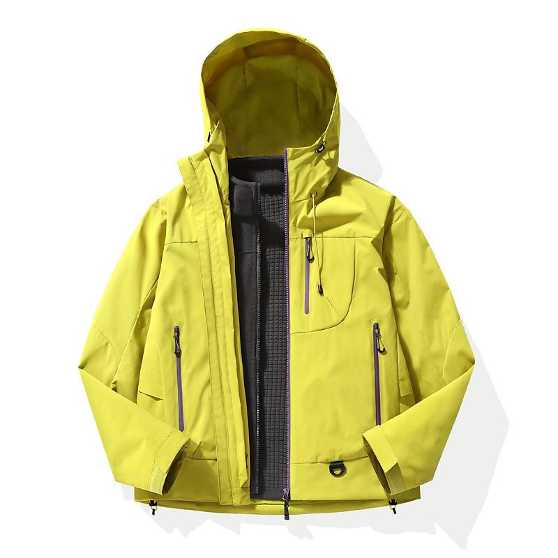 Outdoor Assault Jacket: Warm Waterproof/Windproof 3-in-1 Unisex Mountaineering Coat for Autumn/Winter