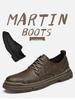 Men's Cowhide Leather Casual Work Shoes - New Formal Business Style