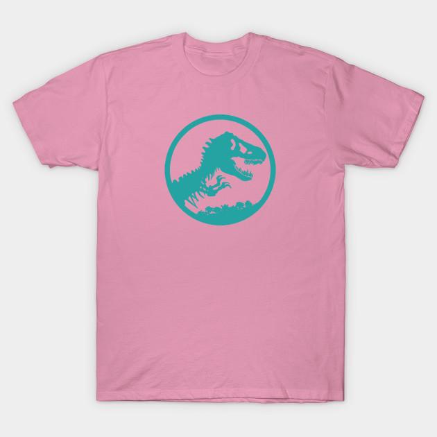 T Shirt Women Dinosaur Skeleton Badge Large Blue Harajuku Print Kawaii Tshirt Summer Short Sleeve Female T-Shirt Top Tee