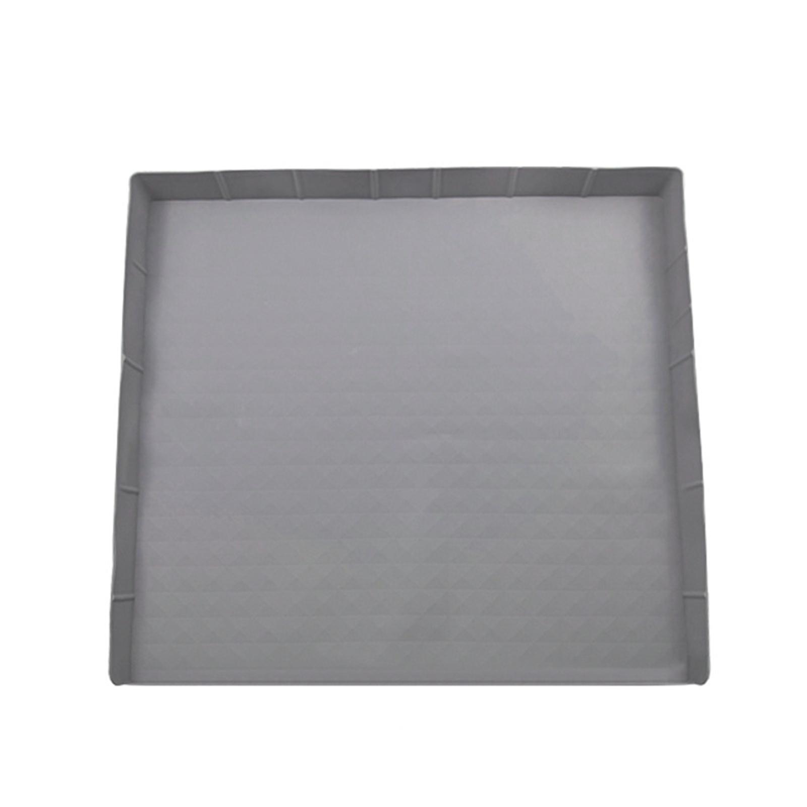 Small Fridge Silicone Mat 2362x2362in Washable Drip Pan with Raised Edge Design Protective Mats for Easy Cleaning серый 2760₽