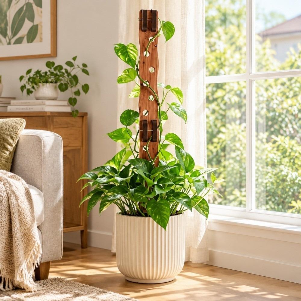 Hollow Out Plant Climbing Trellis Wooden Plant Stand Plant Support Frame  Indoor