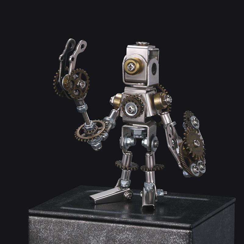 Mechanical Saints 3D Metal Puzzle Blind Box Steampunk Assembled Models DIY Fashionable Handicraft Gifts Jigsaw Puzzle Playthings designed for Children
