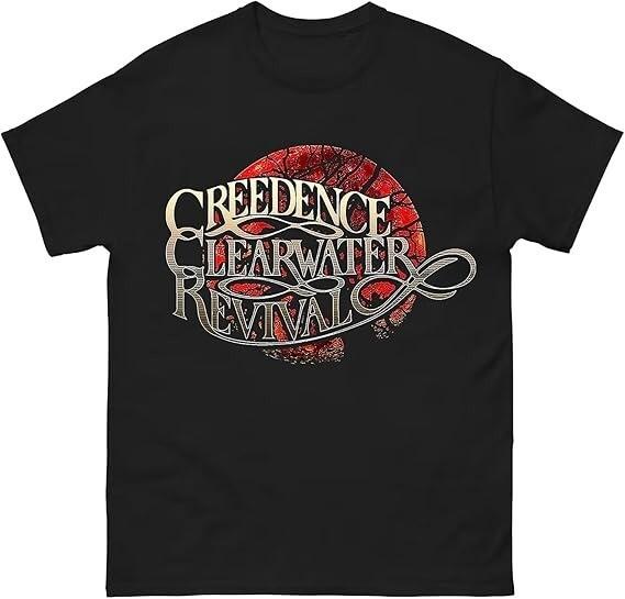 

Hot Creedence Clearwater Revival Band Shirt Gift Funny Black S-4XL Shirt 3XL