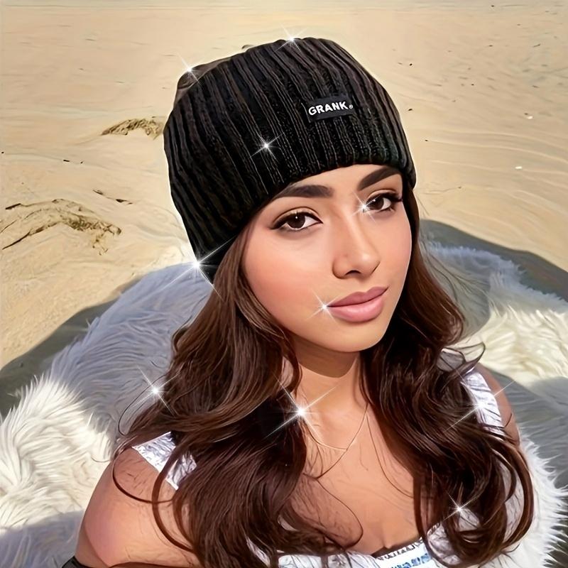 Damen Velours Strick Stirnband, Kuscheliges Ohrenwärmendes Alltags-Headwrap, Modisches Strick Haaraccessoire, für Weihnachten