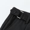 Men's Spring/Summer Casual Versatile Loose-Fit Straight-Leg Trousers with Half Elastic Waist