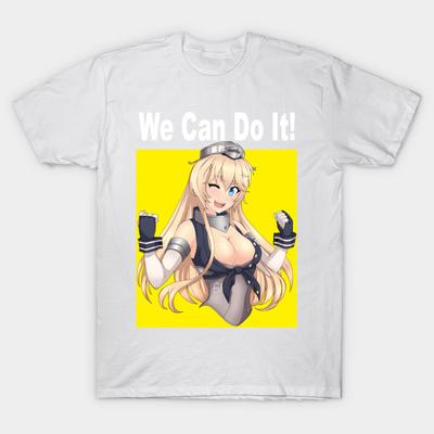 T Shirt Women Iowa We Can Do It Harajuku Print Kawaii Tshirt Summer Short Sleeve Female T-Shirt Top Tee
