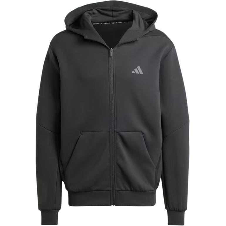 adidas Designed for Training Full-Zip Track Jacket Asia Sizing Black Men s IY1131 S