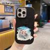 Phone Case: 2D Flat Design Suitable for iPhone 18 17 16 15 14 13 Pro Protective Case, Couple Style, Lazy Seaside, Christmas and Halloween Gift