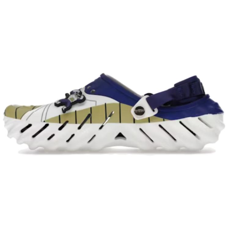 

Crocs Echo Dragon Ball Z удобные и простые дырчатые туфли для мужчин и женщин в белом и желтом цвете 37-38