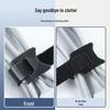 Magic Tape Cable Organizer: Power Cord, Network Cable, Data Cable Tie