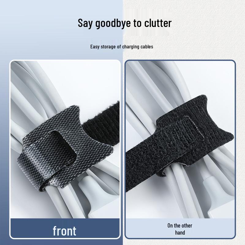 Magic Tape Cable Organizer: Power Cord, Network Cable, Data Cable Tie