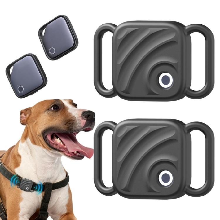 Pet Finder Collar Holder in Soft Silicone, Mount Case with Raised Border Coverage for Daily Collar Use and Travel