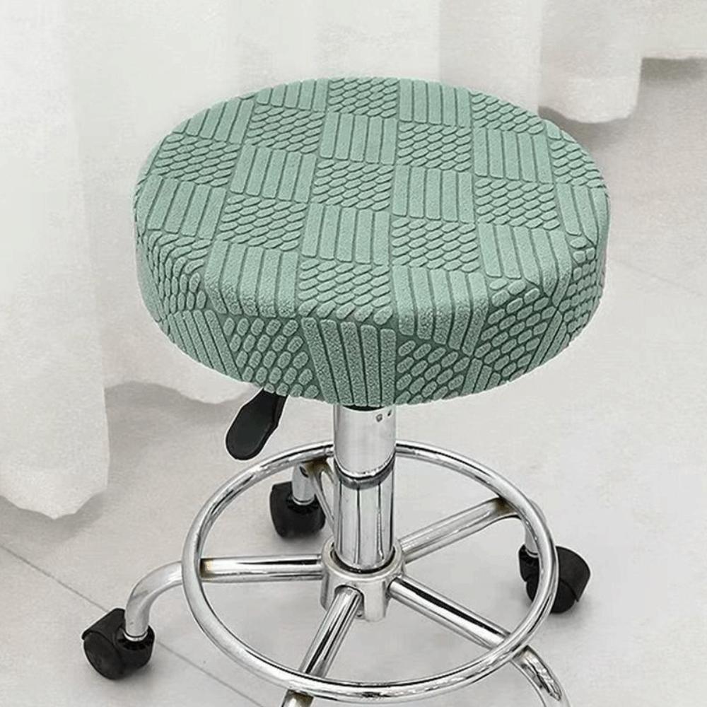 Thickened Round Chair Cover Elastic Stool Cushion Slipcover New Bar Round Stool Cover