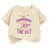 Colorful Grandmr Love Funny T Shirts Kids Childrens Tshirt Boys Girls Summer Spring Casual Top Tee Shirt Short Sleeve